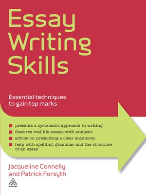 cover image of Essay Writing Skills